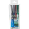 Stylo pilot v7 écriture moyenne 0.5mm clip métal encre liquide niveau visible pointe indéformable pochette 4 unités