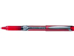Stylo pilot v5 grip écriture fine 0.3mm clip métal grip préhension niveau encre liquide visible 1600m écriture rouge