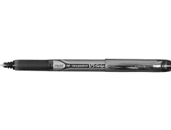 Stylo pilot v5 grip écriture fine 0.3mm clip métal grip préhension niveau encre liquide visible 1600m écriture noir