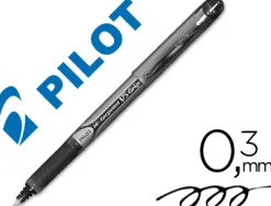 Stylo pilot v5 grip écriture fine 0.3mm clip métal grip préhension niveau encre liquide visible 1600m écriture noir