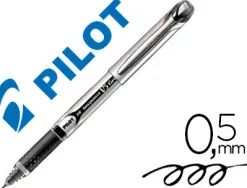 Stylo pilot v7 grip écriture moyenne 0.5mm clip métal grip préhension niveau encre liquide visible 1600m écriture noir