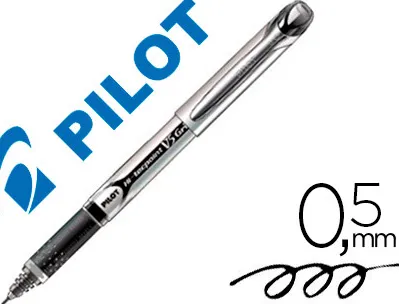Stylo pilot v7 grip écriture moyenne 0.5mm clip métal grip préhension niveau encre liquide visible 1600m écriture noir