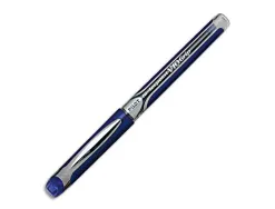 Stylo pilot v10 grip écriture large 0.8mm clip métal grip préhension encre liquide niveau visible 1600m écriture bleu