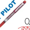 Stylo pilot v10 grip écriture large 0.8mm clip métal grip préhension encre liquide niveau visible 1600m écriture rouge