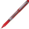Stylo pilot v7 grip écriture moyenne 0.5mm clip métal grip préhension niveau encre liquide visible 1600m écriture rouge