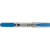 Stylo uniball signo broad encre gel pigmentée écriture large 0.8mm pointe 1mm grip caoutchouc rechargeable bleu