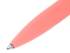 Stylo-bille belius bari pointe 1 mm encre bleu coloris rose pastel boite cadeau de 2 u
