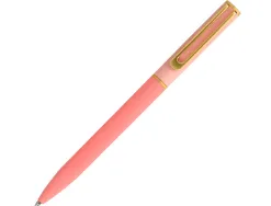 Stylo-bille belius bari pointe 1 mm encre bleu coloris rose pastel boite cadeau de 2 u