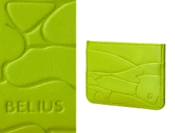 Stylo-bille belius cocktails margarita aluminium encre bleue relief vert lime argente boite design