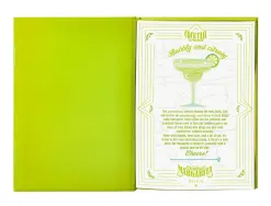 Stylo-bille belius cocktails margarita aluminium encre bleue relief vert lime argente boite design