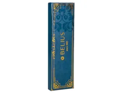 Stylo-bille belius macaron bliss hexagonal aluminium details et attributs or encre bleue col. bleu/rose coffret cadeau