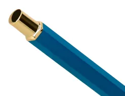 Stylo-bille belius macaron bliss hexagonal aluminium details et attributs or encre bleue col. bleu/rose coffret cadeau