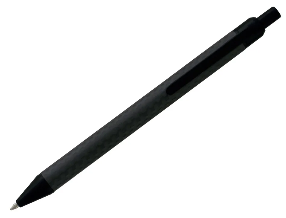 Stylo-bille belius postdam coloris noir corps en fibre de charbon encre bleue