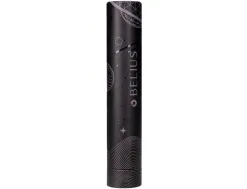 Stylo-bille belius rocket b monochrome sans agrafe encre bleue coloris noir dans coffret cadeau original cylindrique