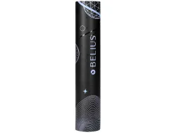 Stylo-bille belius rocket b monochrome sans agrafe encre bleue coloris bleu dans coffret cadeau original cylindrique