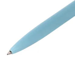 Stylo-bille belius rocket b monochrome sans agrafe encre bleue coloris bleu dans coffret cadeau original cylindrique