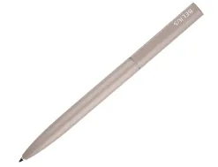 Stylo-bille belius rocket b monochrome sans agrafe encre bleue coloris gris dans coffret cadeau original cylindrique