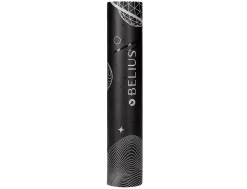 Stylo-bille belius rocket b monochrome sans agrafe encre bleue coloris gris dans coffret cadeau original cylindrique