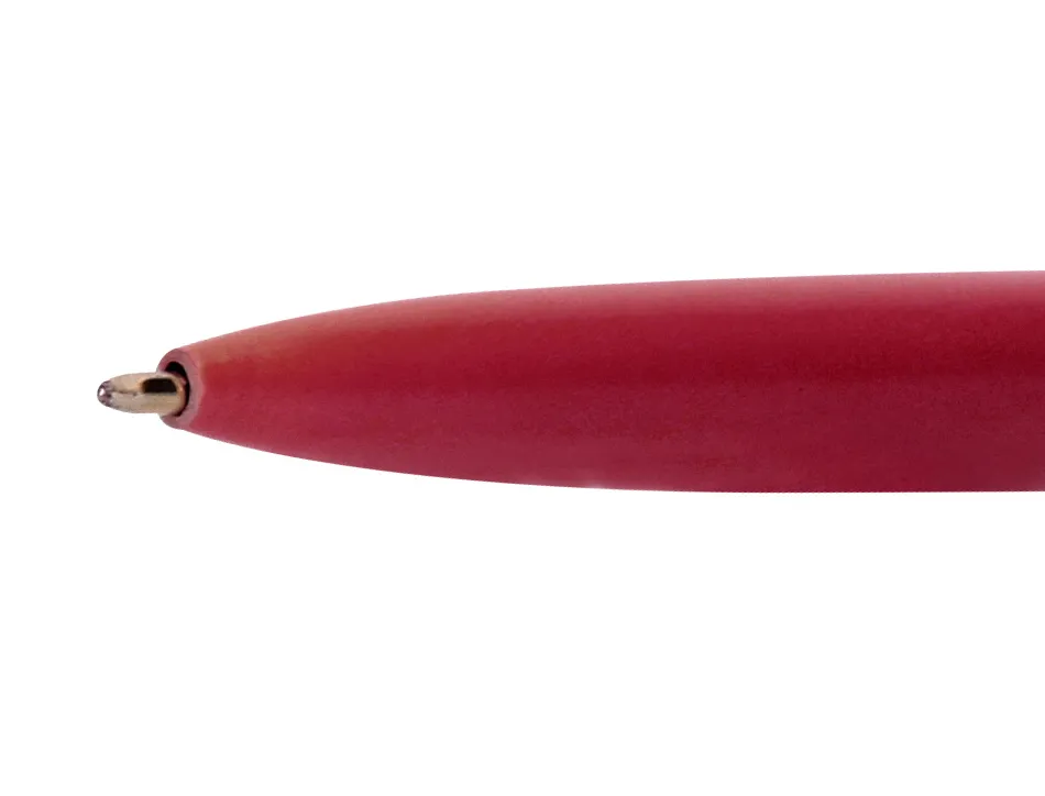 Stylo-bille belius rose corps aluminium encre bleue coloris bordeaux or rose boite design