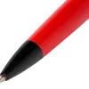 Stylo-bille belius turbo aluminium texture pointillee attributs noir encre bleue coloris rouge dans coffret cadeau