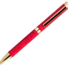 Stylo-bille belius wild west aluminium encre bleue coloris bordeaux dore boite design