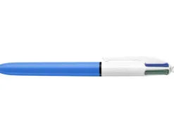 Stylo-bille bic 4 couleurs retractable rechargeable pointe moyenne encre classique couleurs standard
