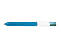 Stylo-bille bic 4 couleurs retractable rechargeable pointe moyenne encre classique couleurs standard