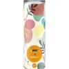Stylo-bille bic 4 couleurs mineral tones pointe moyenne 1mm retractable coloris assortis boite 8 unites