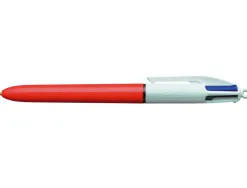 Stylo-bille bic 4 couleurs pointe fine encre classique rétractable rechargeable 4 couleurs standard