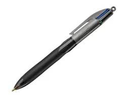 Stylo-bille bic 4 couleurs grip pro pointe moyenne encre classique rétractable rechargeable 4 couleurs standard