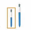 Stylo-bille bic 4 couleurs mini pointe moyenne encre classique rétractable rechargeable 4 couleurs standard