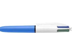 Stylo-bille bic 4 couleurs mini pointe moyenne encre classique rétractable rechargeable 4 couleurs standard