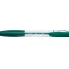 Stylo-bille bic atlantis écriture moyenne 0.5mm encre douce bille réctractable corps cristal clip grip préhension vert