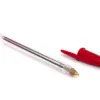 Stylo-bille bic cristal écriture moyenne 0.5mm encre classique bille indéformable capuchon couleur encre rouge