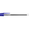 Stylo-bille bic cristal écriture moyenne 0.5mm encre classique bleue bille indéformable pack écomonique 100 unités