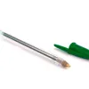 Stylo-bille bic cristal écriture moyenne 0.5mm encre classique bille indéformable capuchon couleur encre vert