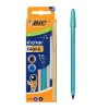 Stylo-bille bic cristal original glace pointe moyenne 1,0mm capuchon encre et coloris assortis etui 4