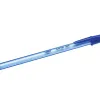 Stylo-bille bic cristal soft écriture large 0.8mm encre classique bille indéformable capuchon couleur encre bleu
