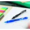 Stylo-bille bic gelocity original pointe moyenne 0,7mm encre gel retractable rechargeable coloris noir