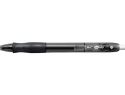 Stylo-bille bic gelocity original pointe moyenne 0,7mm encre gel retractable rechargeable coloris noir
