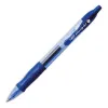 Stylo-bille bic gelocity original pointe moyenne 0,7mm encre gel retractable rechargeable coloris bleu