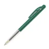 Stylo-bille bic m10 écriture moyenne 0.5mm encre classique rétractable bouton poussoir latéral coloris vert