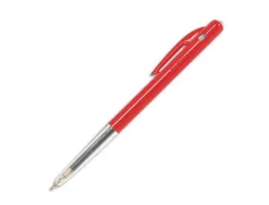 Stylo-bille bic m10 écriture moyenne 0.5mm encre classique rétractable bouton poussoir latéral coloris vert
