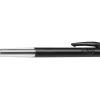 Stylo-bille bic m10 écriture moyenne 0.5mm encre classique rétractable bouton poussoir latéral coloris noir