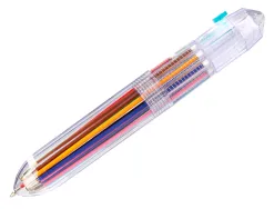Stylo-bille liderpapel 10 en 1 pointe 1mm trait 0.7mm retractable