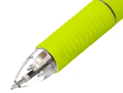 Stylo-bille liderpapel 5 en 1 pointe 0.5mm trait 0.7mm rétractable 4 couleurs d'encre porte-mine 0.5mm gomme