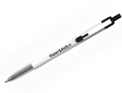 Stylo-bille paper mate 046 rt retractable pointe moyenne 0,7mm sachet 3 unites assorties noir bleu rouge