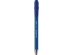 Stylo-bille paper mate flexgrip ultra écriture moyenne 0.7mm encre douce corps strié anti-glisse rétractable bleu