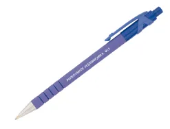 Stylo-bille paper mate flexgrip ultra écriture moyenne 0.7mm encre douce corps strié anti-glisse rétractable bleu