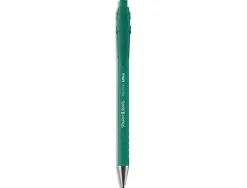 Stylo-bille paper mate flexgrip ultra écriture moyenne 0.7mm encre douce corps strié anti-glisse rétractable vert